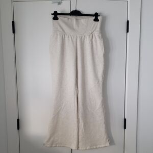 Victoria's Secret Pink Cream High-Waisted Joggers With Sweatshirt